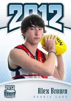 2012 Footy AFL Draft Prospects #2 Alex Browne Front